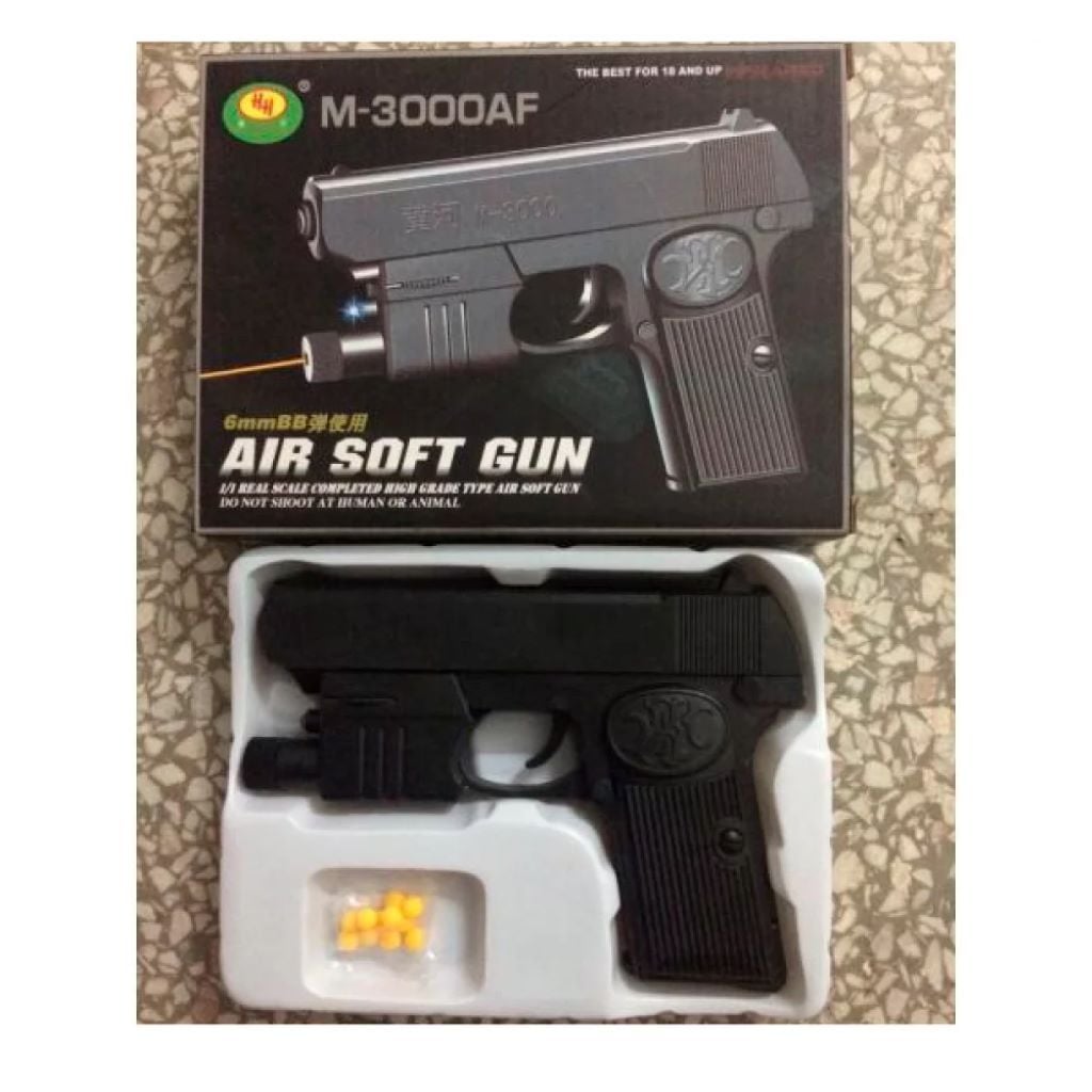 Пістолет на пулях у коробці 12*20см 3000AF Китай