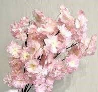 Штучні квіти Сакура букет 43см з п'яти гілочок 20029 Китай