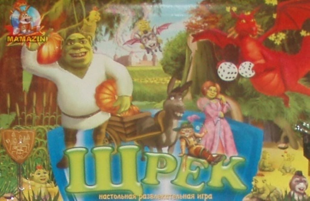 Настільна гра бродилка Шрек малая в коробці 35*28см 11027 sp g23 Danko toys