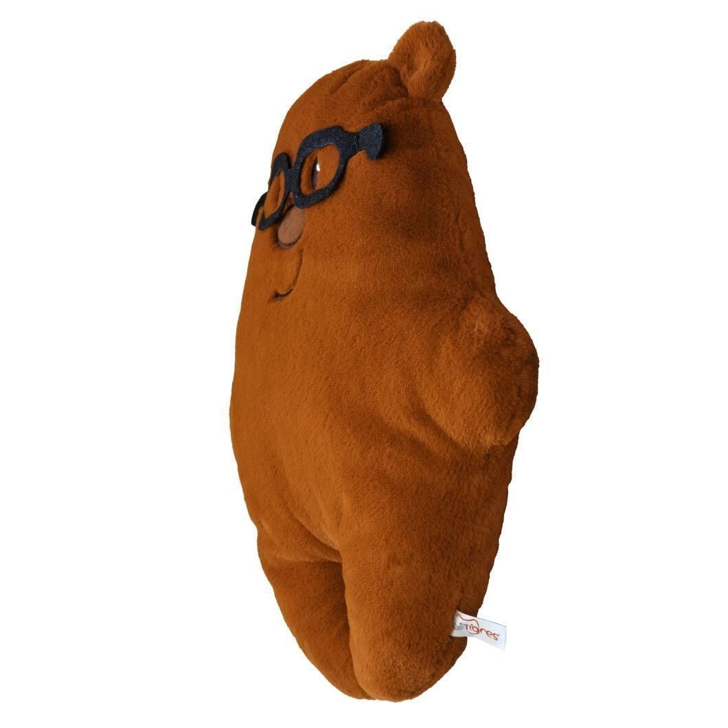 Подушка в пакете  медведик в очках ПД-0154 Тігрес