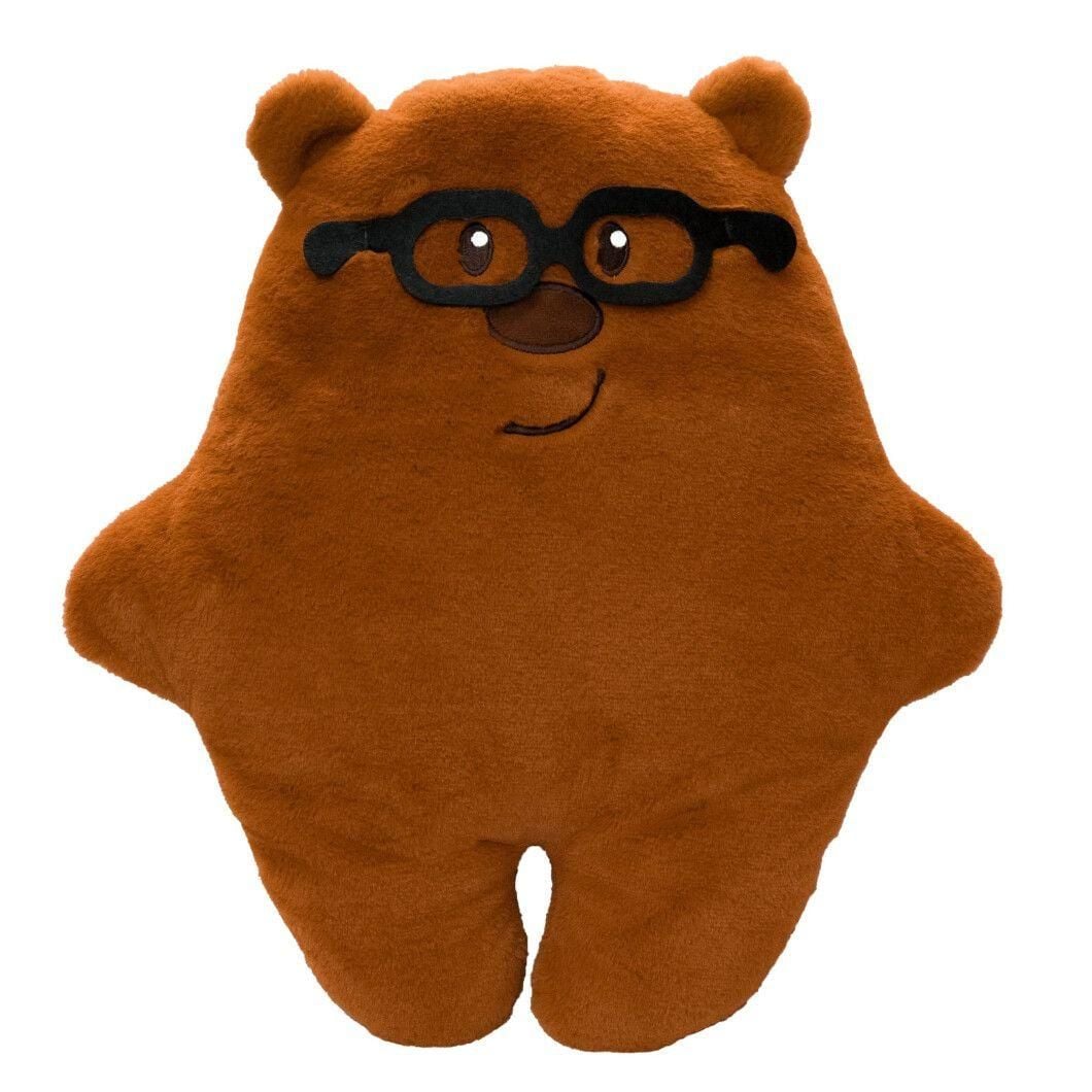 Подушка в пакете  медведик в очках ПД-0154 Тігрес