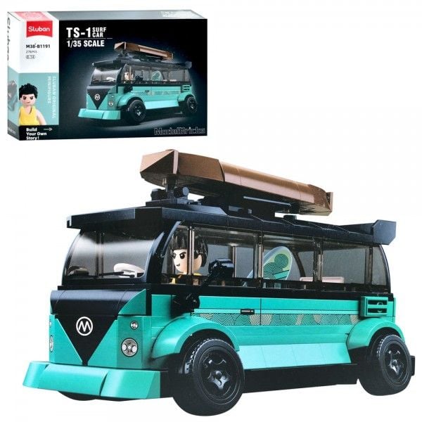 Конструктор 276ел Автобус у коробці 38*23*6см M38-B1191 sluban