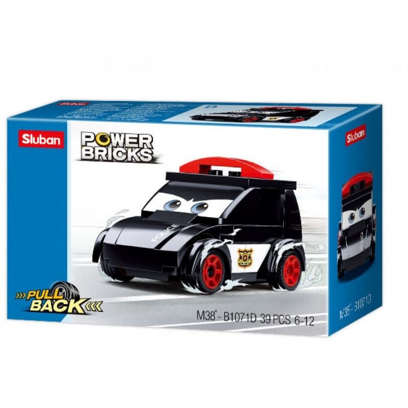 Конструктор типу лего 39дет Power Bricks  Машина в коробці  14*9*4см M38-B1071D sluban