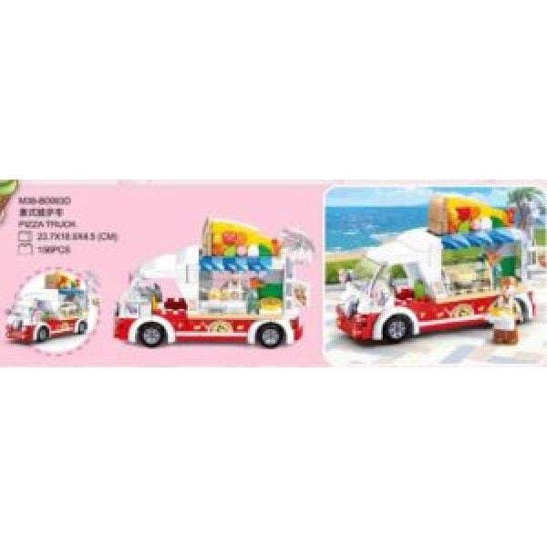 Конструктор 145 дет Girls Dream  Трек з піцею коробка 23*19*4,5см M38-B0993D sluban