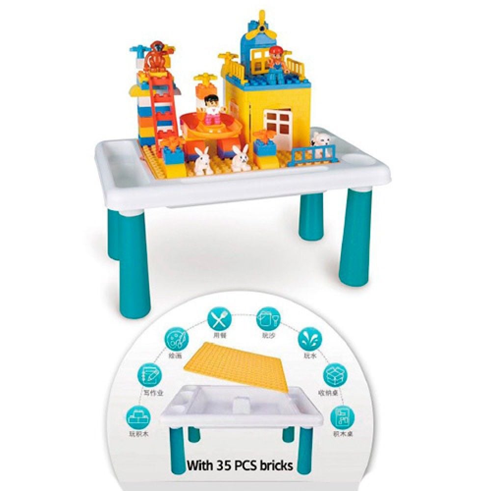 Конструктор 35 дет Table Building Block ігровий столик коробка 49*31*7см M38-B0831 sluban