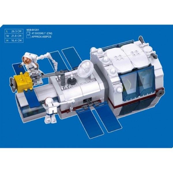 Конструктор 502 дет Space Космічний корабль коробка 47*33*6,5см M38-B1201 sluban