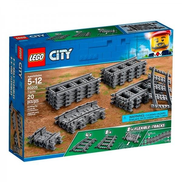 Конструктор 20дет Траси у коробці 26*6*19cm 60205 LEGO