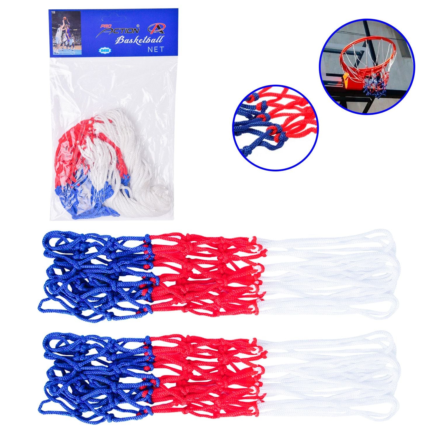 Сітка для баскетбольного кільця 47 см у пакеті				  S41442 Китай