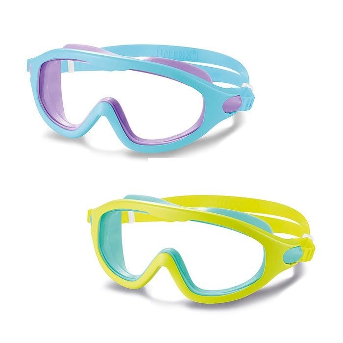 Маска для плавання 3-8р 2 шт блістер 26*17см 55983 интекс