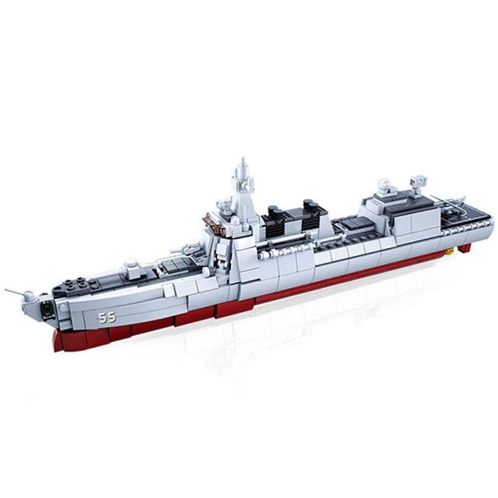 Конструктор типу лего 578 дет Військовий корабель модель 1:450 в коробці 47*33,5*7см M38-B0700 sluban
