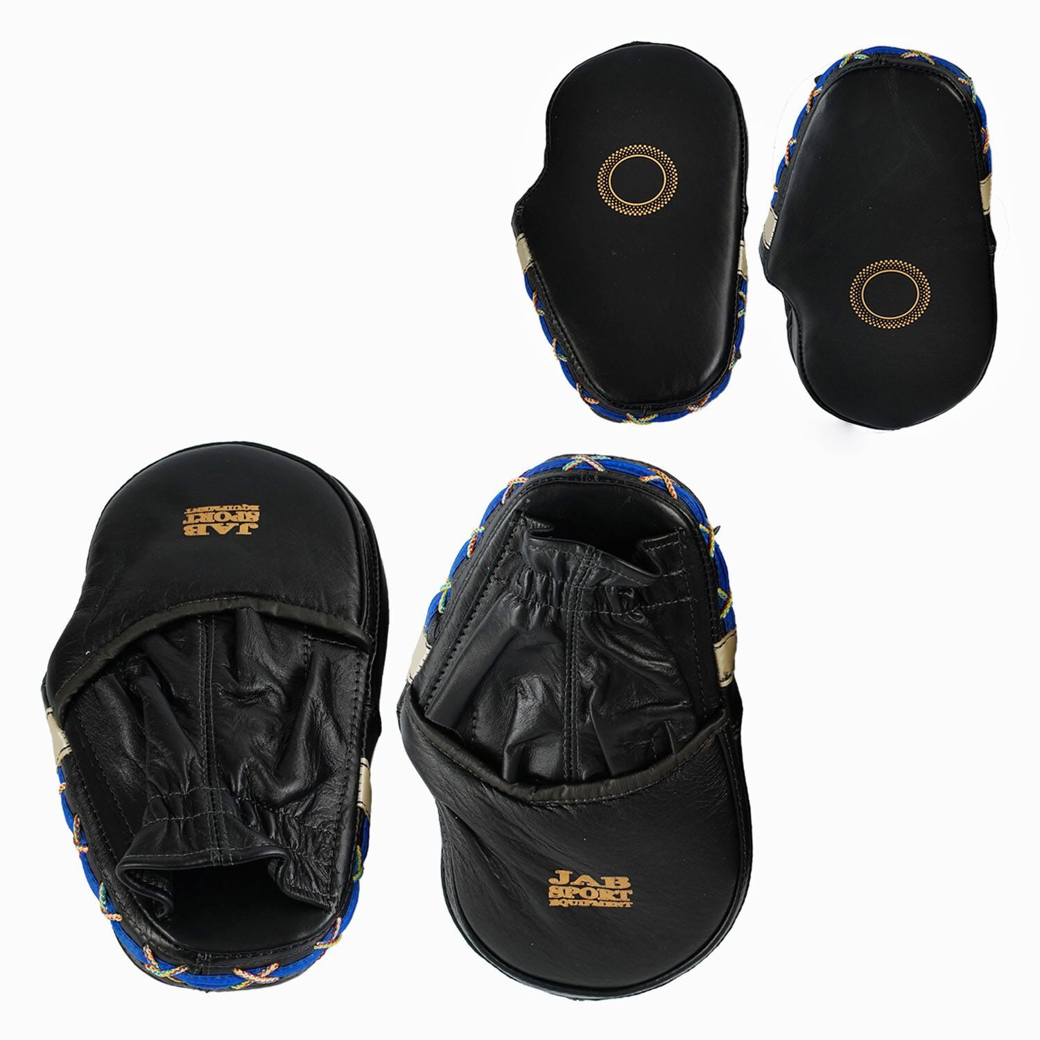 Лапи боксерські гнуті  шкіра в сумці 24624 TM JAB