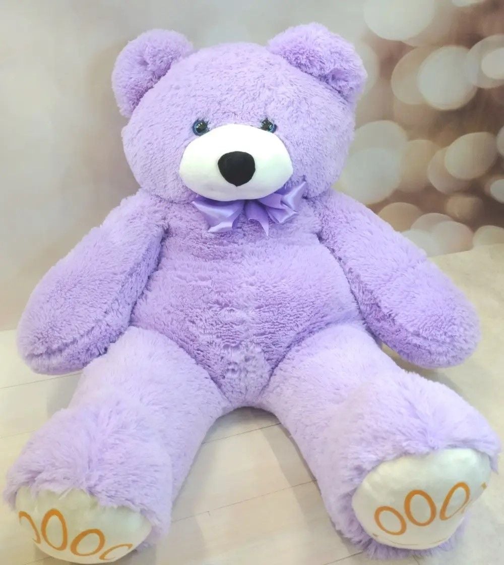 М`яка іграшка Ведмідь 110см  з бантом фіолетовий PROHAфіолетовий 261-3 Dreamtoys