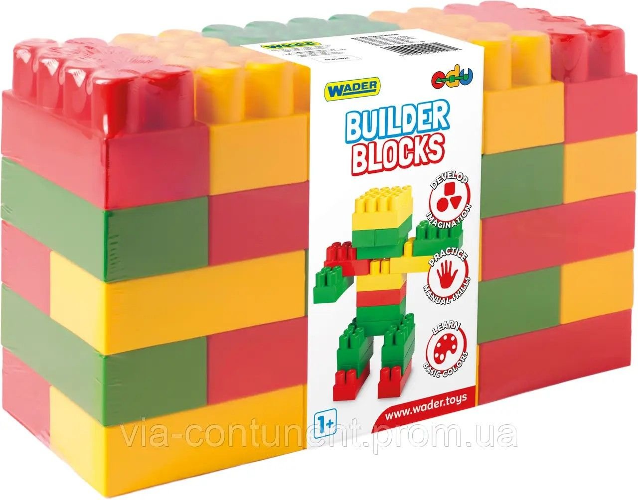 Конструктор Big Blocks 30ел у блістері 41585 wader