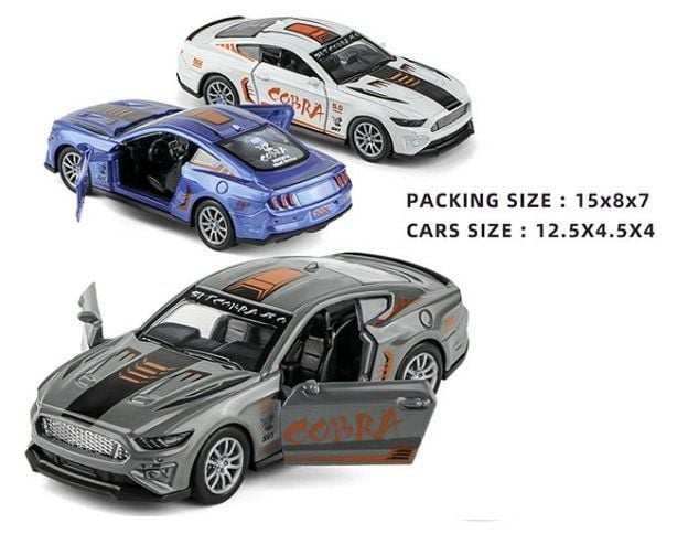 Машина метал 1:32 інерція відкрив двері коробка 14*7*6см AP74166 Автопром