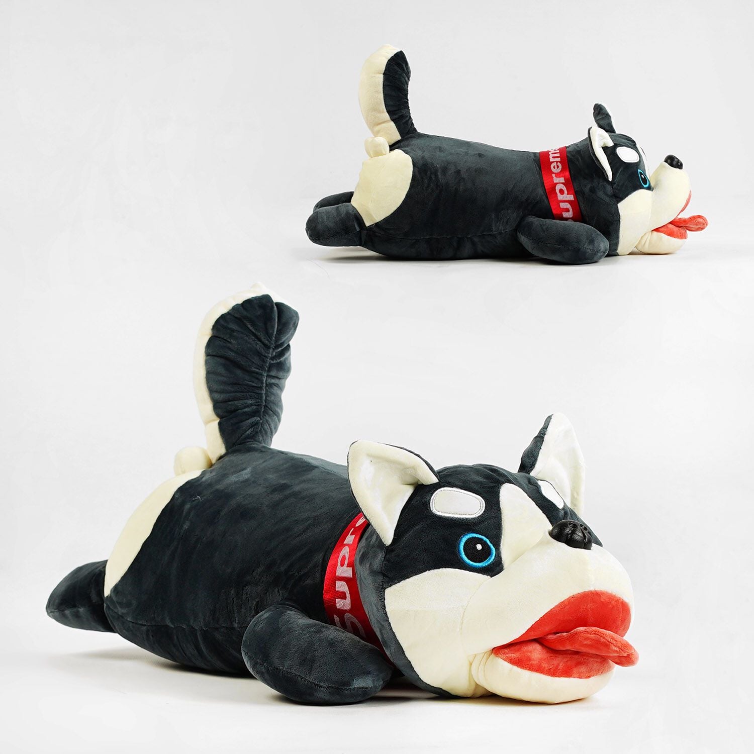 М’яка іграшка Батон собака Хаскі лежачий 49см M14660 Китай