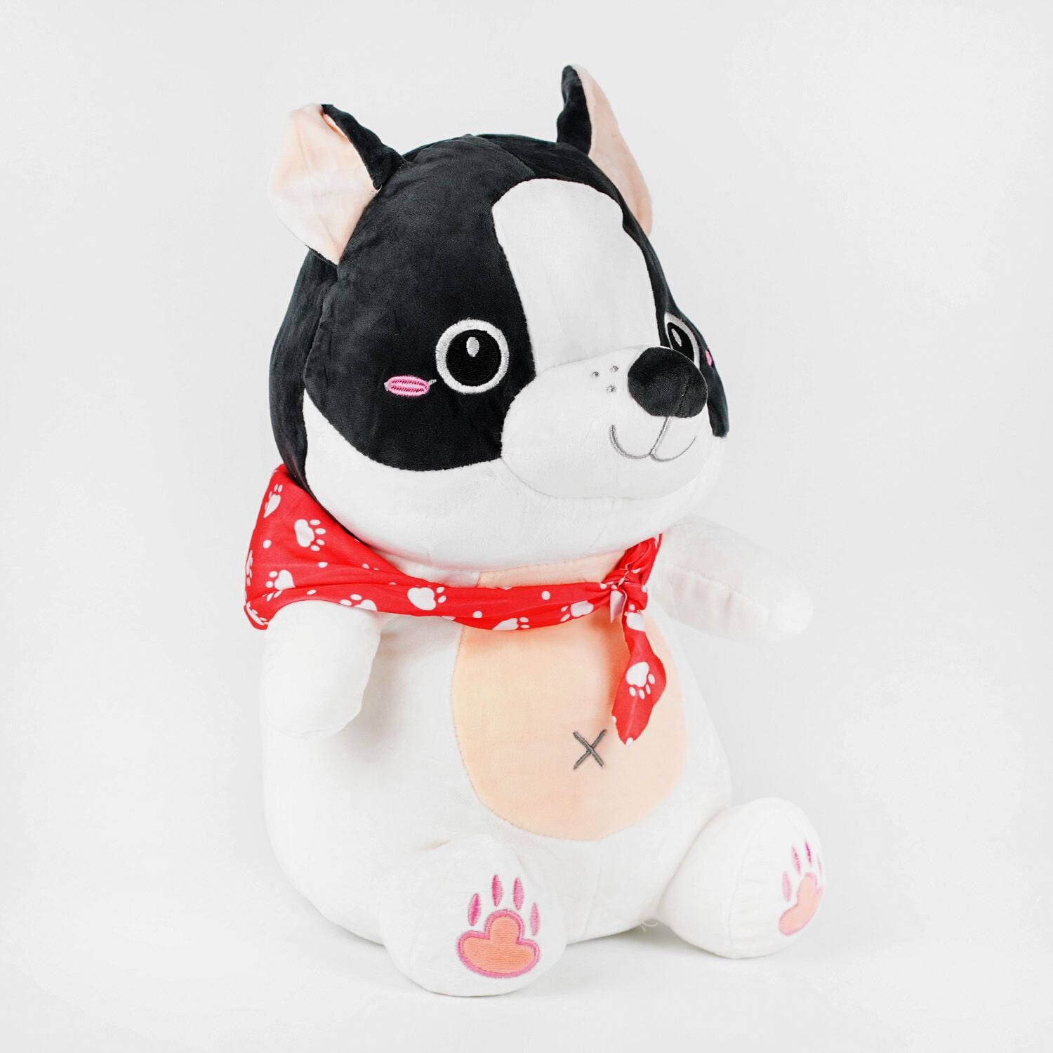 М'яка іграшка Собака-подушка 44см з хусткою плюш M14336 Китай