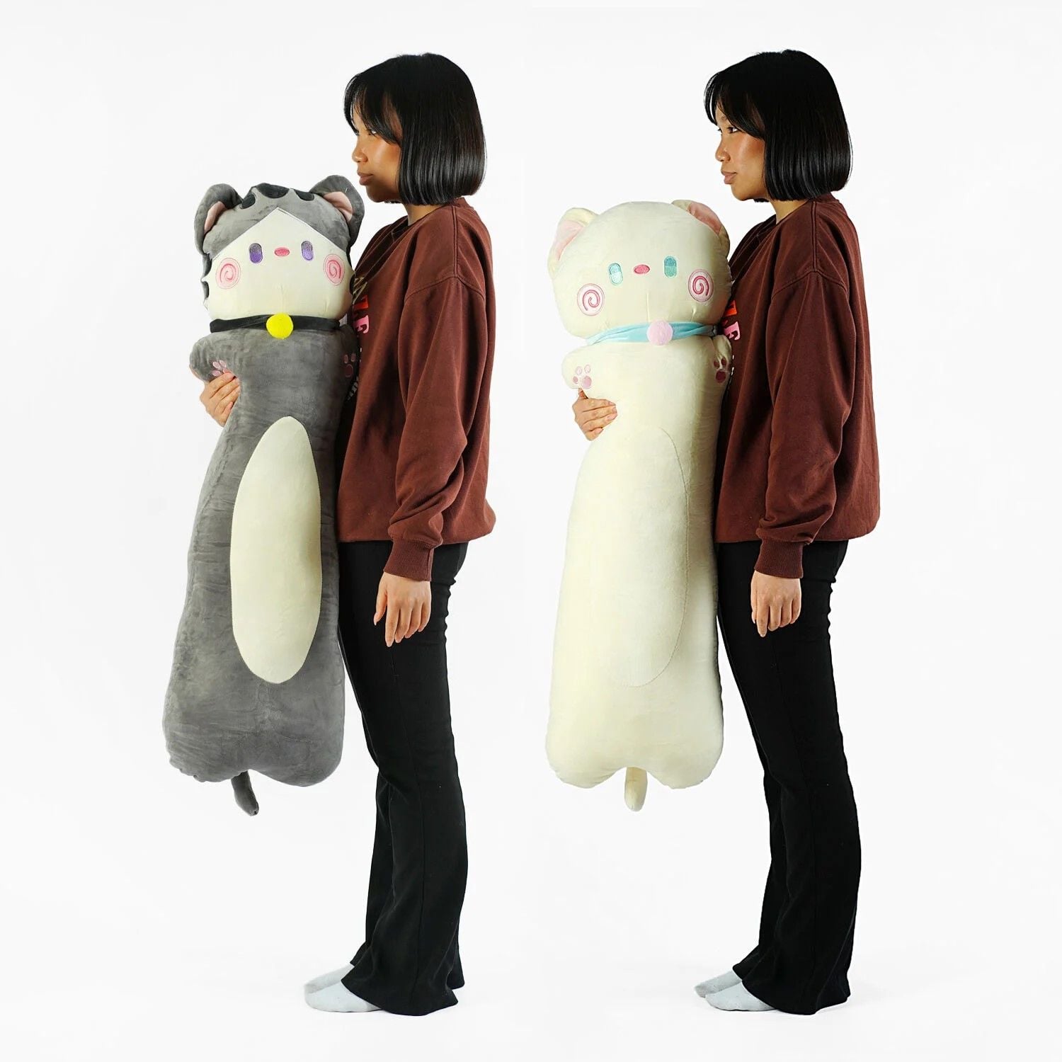 М`яка іграшка Котик обіймашка сплюшка 110см плюш		 		 M16943 Китай