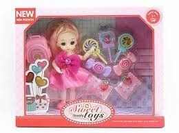 Лялька 13см з великими очима конфети в коробці 25*20*7см TK873 Китай