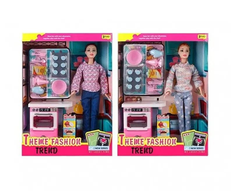 Лялька типу Барбі кухня аксесуари в коробці 23*32**6см 3377-312 Китай