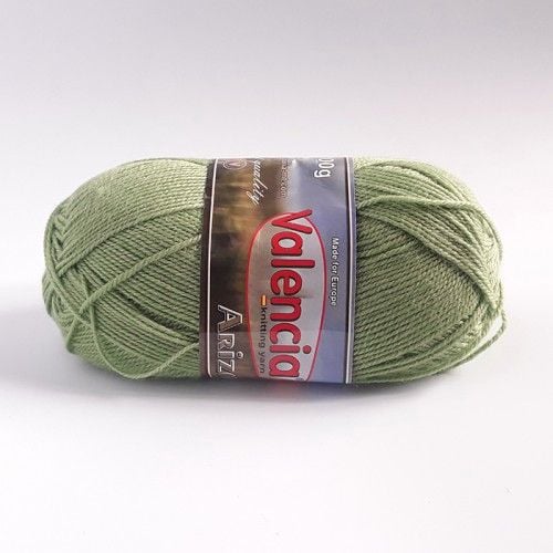 Пряжа Valencia Arizona100г260м фісташковий 97% полірована бавовна3%кашемір 1301-F426 Іспанія