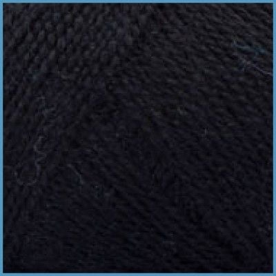 Пряжа Valencia Arabica100г 400м чорна14% віскоза 86% акрил преміум 1302-F620 Іспанія