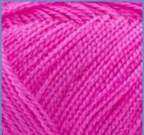 Пряжа Valencia Arabella 100г 550м рожевий 90% акрил 10% шовк 1302-CQ013 Іспанія