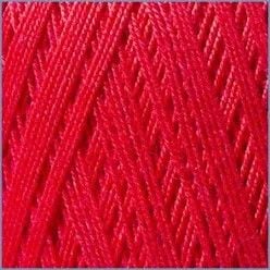 Пряжа Valencia Euro Maxi 100г 565м червоний 100% мерсеризований хлопок 1-601 Іспанія