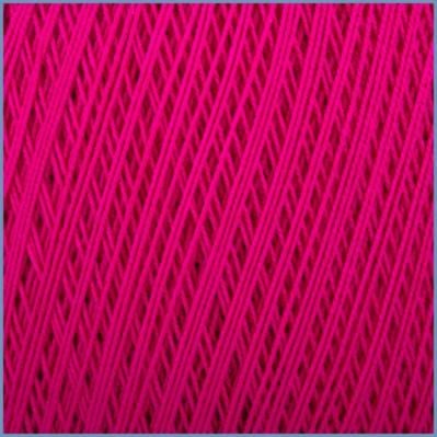 Пряжа Valencia Euro Maxi 100г 565м фуксія 100% мерсеризований хлопок 1-204 Іспанія