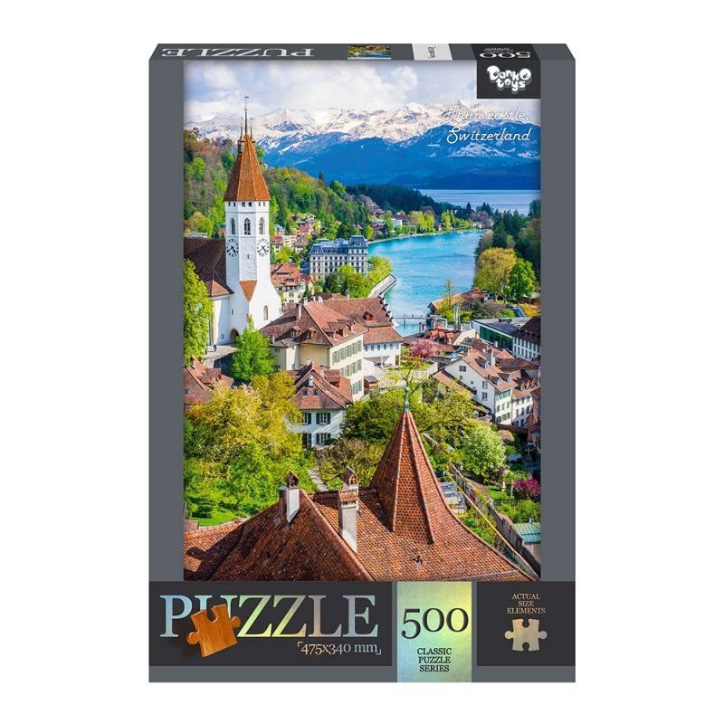 Пазли 500дет 475*340мм Thun castle Switzerland  коробка 38*25*4.5см C500-14-11 danko toys