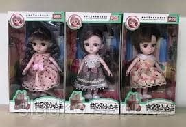 Лялька 13см з великими очима  в коробці 17*10*5см TK919 Китай