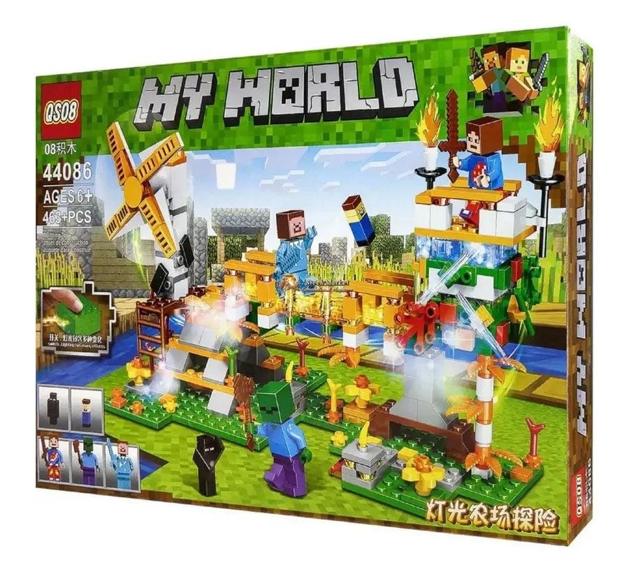 Конструктор Minecraft Золотий міст 463д у коробці 44086 Китай