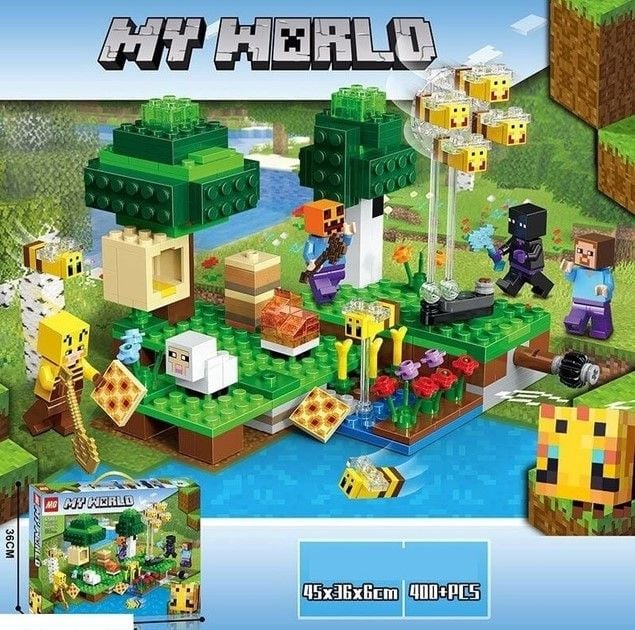 Конструктор Minecraft Бджолина ферма 400д у коробці 65007 Китай