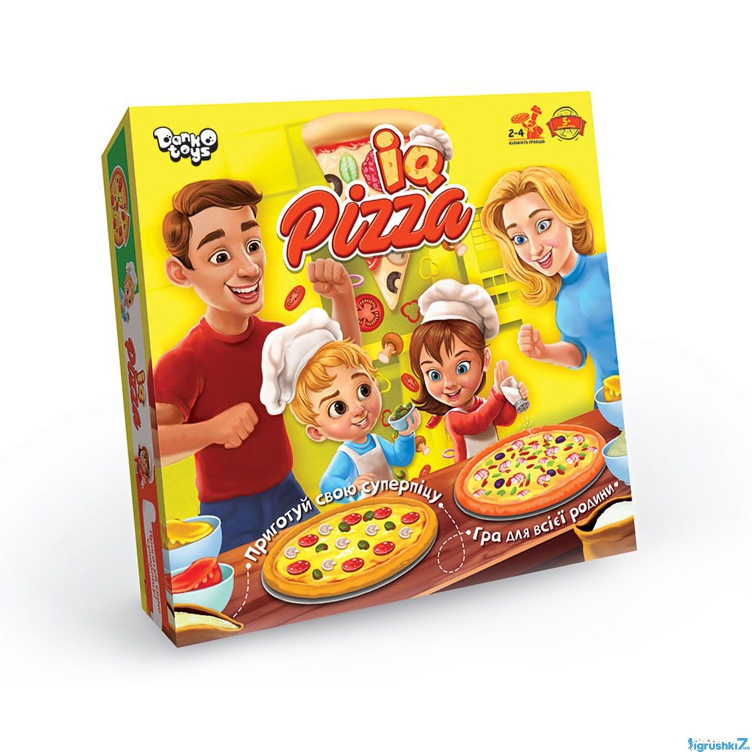 Настільна гра IQ Pizza Приготуй свою суперпіцу у коробці 24*24*5см G-IP-01U Danko toys