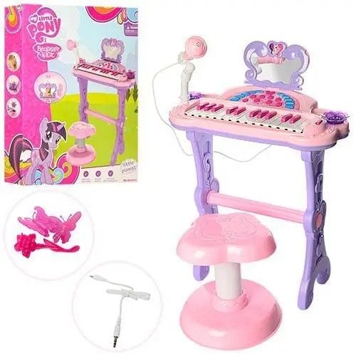 Іоніка-сентезатор зі стілцем My Little Pony на батар у коробці 46*37*10см 901-613 Китай