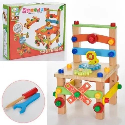 Дерево логіка Конструктор на шурупах у коробці 35*28*6см MD1607 Китай