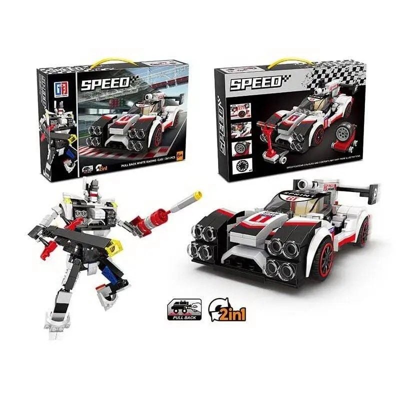 Конструктор 341дет Робот-машина 2в1 в коробі 38*27*4,5см 123-665 Китай