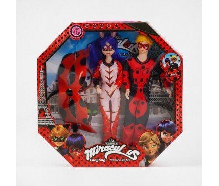 Лялька Леді Баг набір 2 шт маска героя коробка 31,5*32,5*6см 1859AA-2 Китай