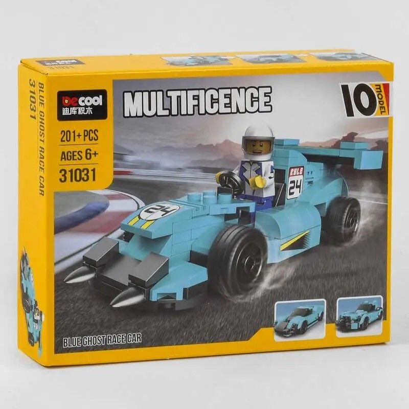 Конструктор 201 дет Гоночна машина у коробці 28*21*5 см 31031 Китай