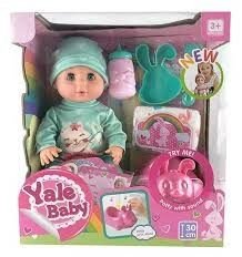 Пупс Yale Baby 30см вініл горшок аксесуари у коробці 29,5*26,5*15см YL1981-0 Китай