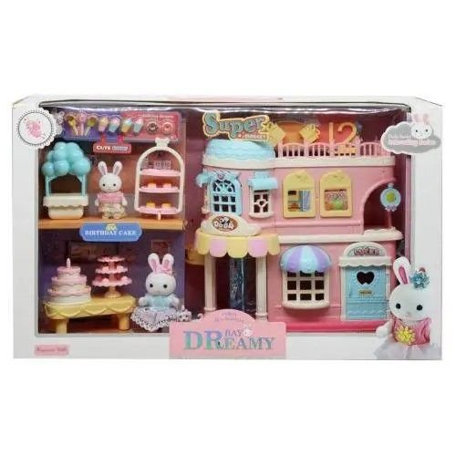 Будинок DREAMY два поверхи 2фігурки флоксові меблі у коробці 47*30*14см 6683 YASINI