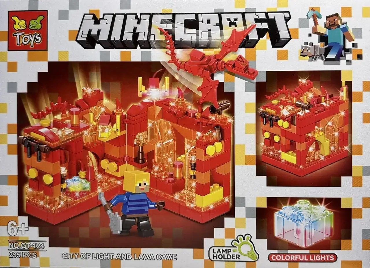 Конструктор 386д MINECRAFT у коробці 47*32*6см GT-111 ToysLab