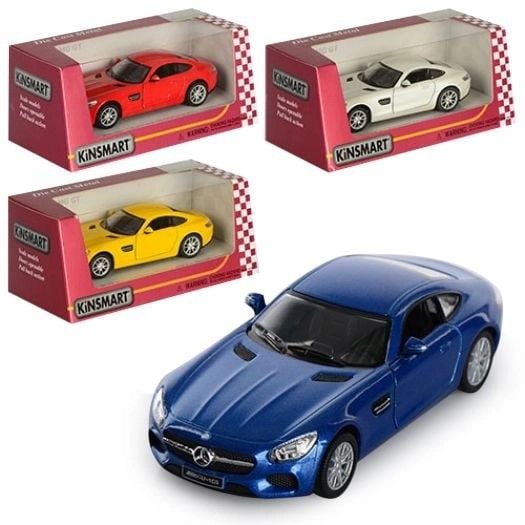 Машина метал Mercedes -AMG GT1:38 відчиняються двері  інерція коробка 16*7*8см KT5388W kinsmart