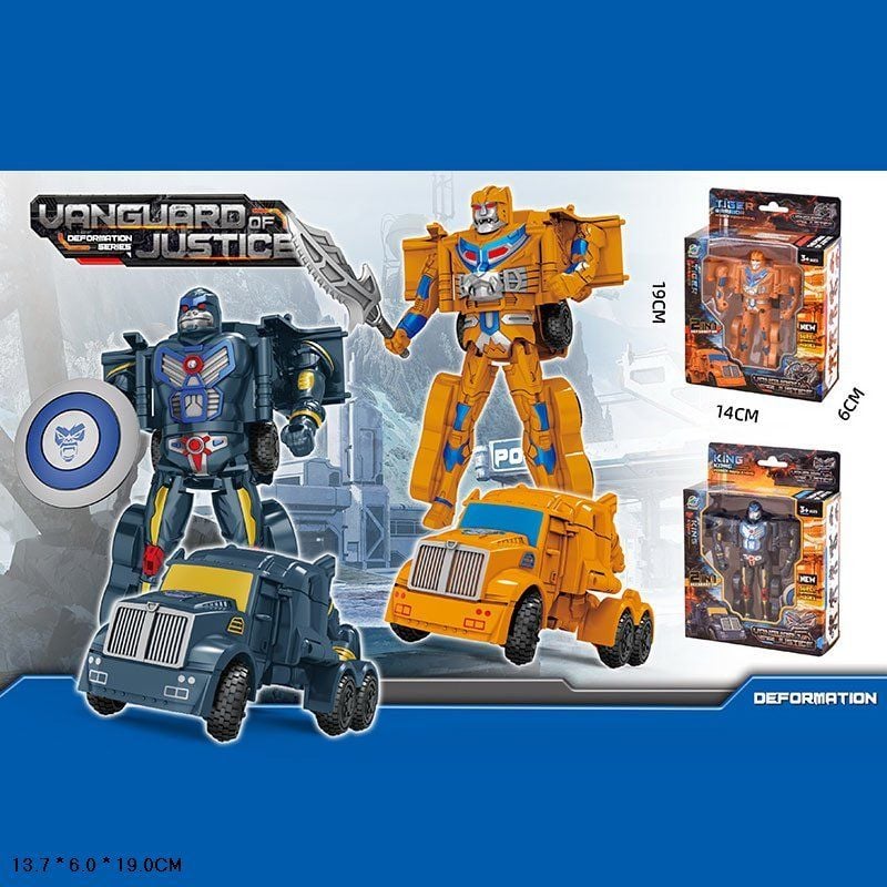 Трансформер- робот12 см 2в1 у коробці 39-52 Китай