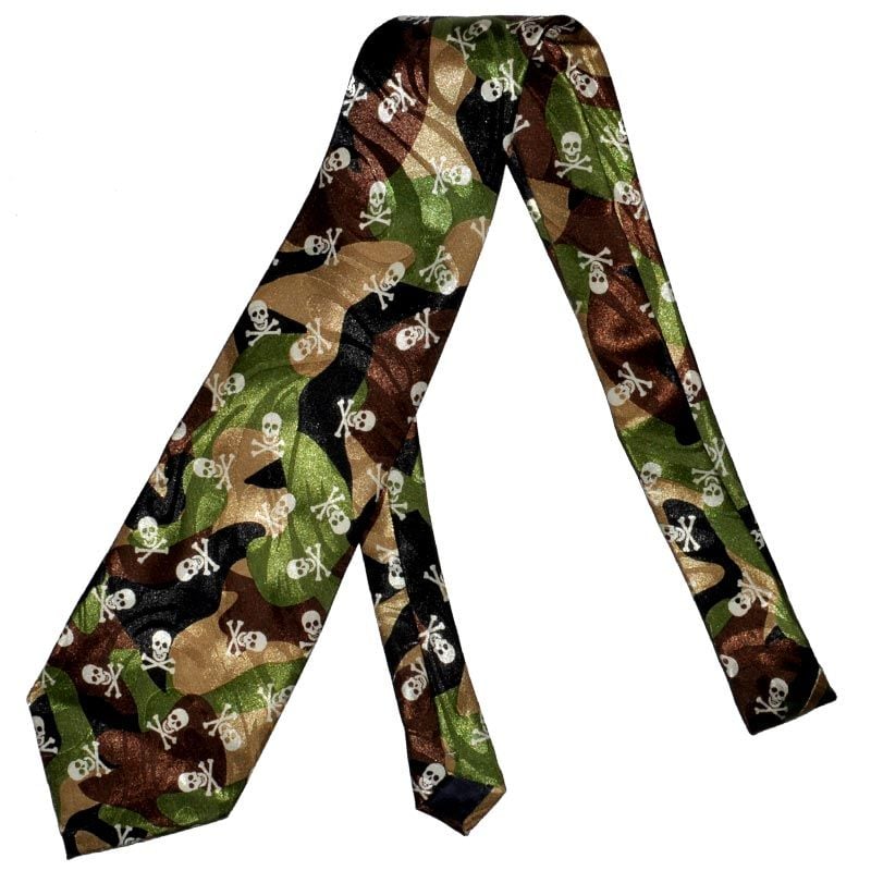 Галстук з черепами камуфляж 293037 Китай
