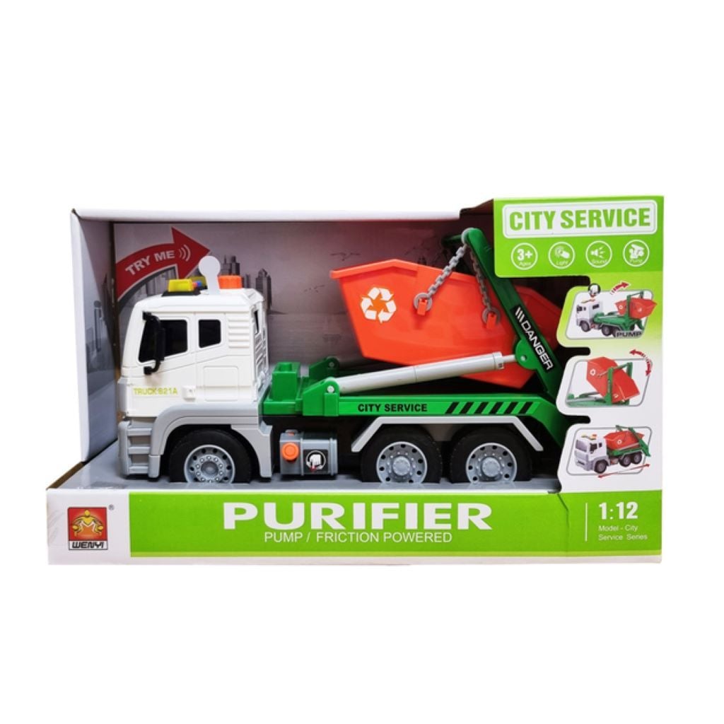 Машина Міські служби помповий механізм муз світло у коробці 35,5*14*21 см WY821A Китай