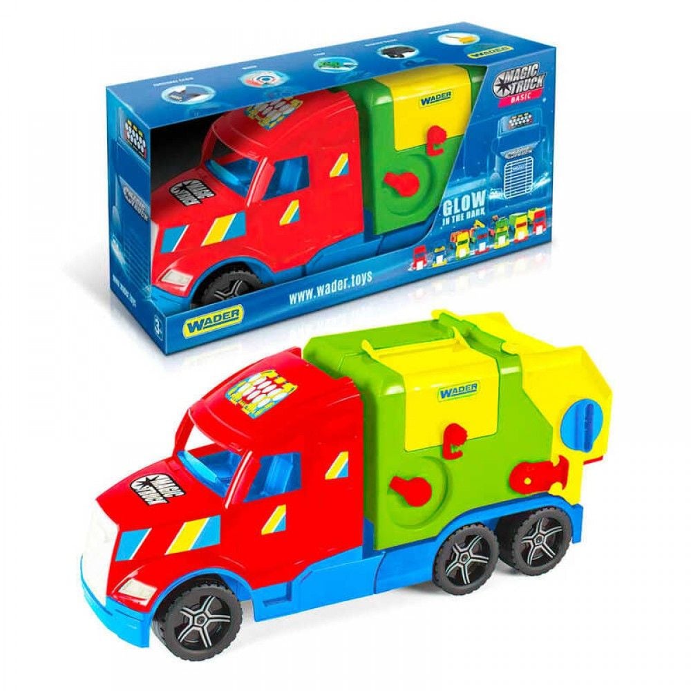 Машина Magic Truck Basik сміттевоз малий пластик 36331 wader