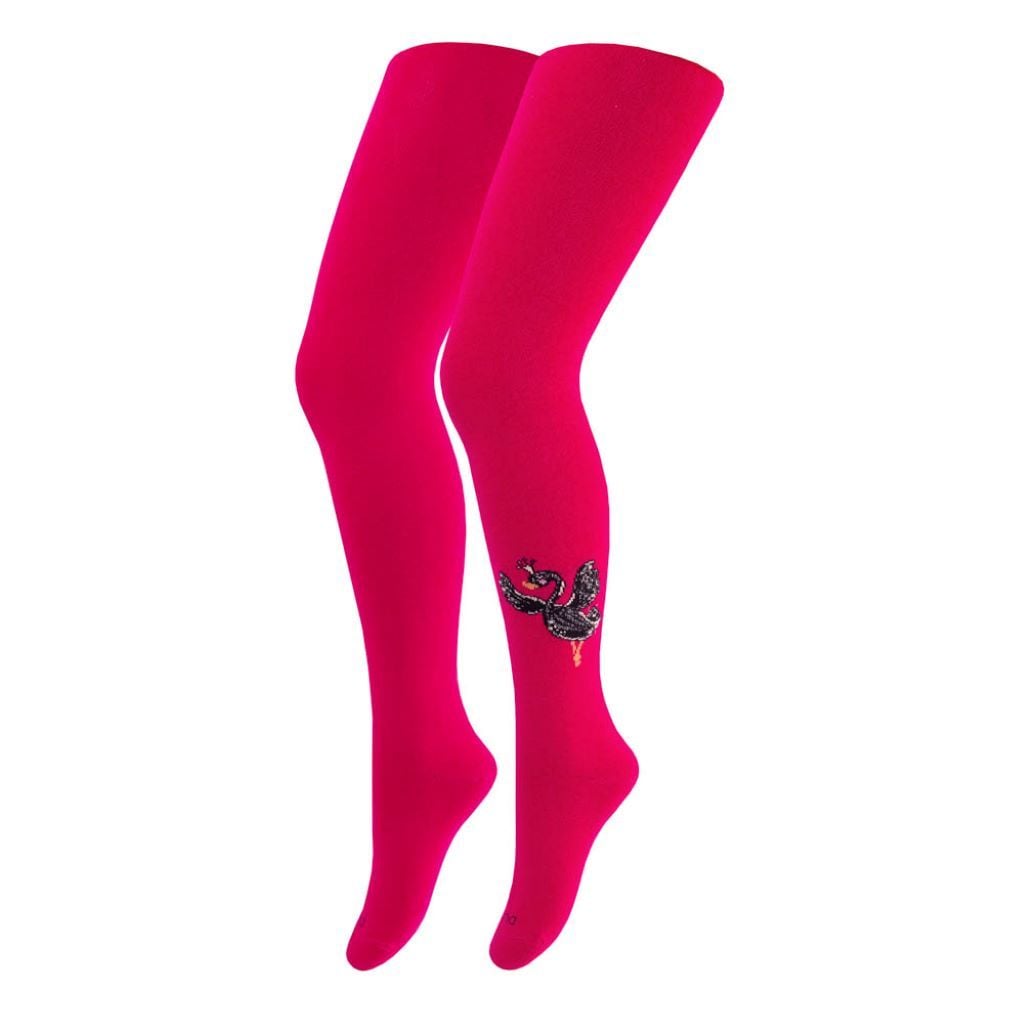 Колготи дитячіі з малюнком малинові 4427 Duna 98-104р