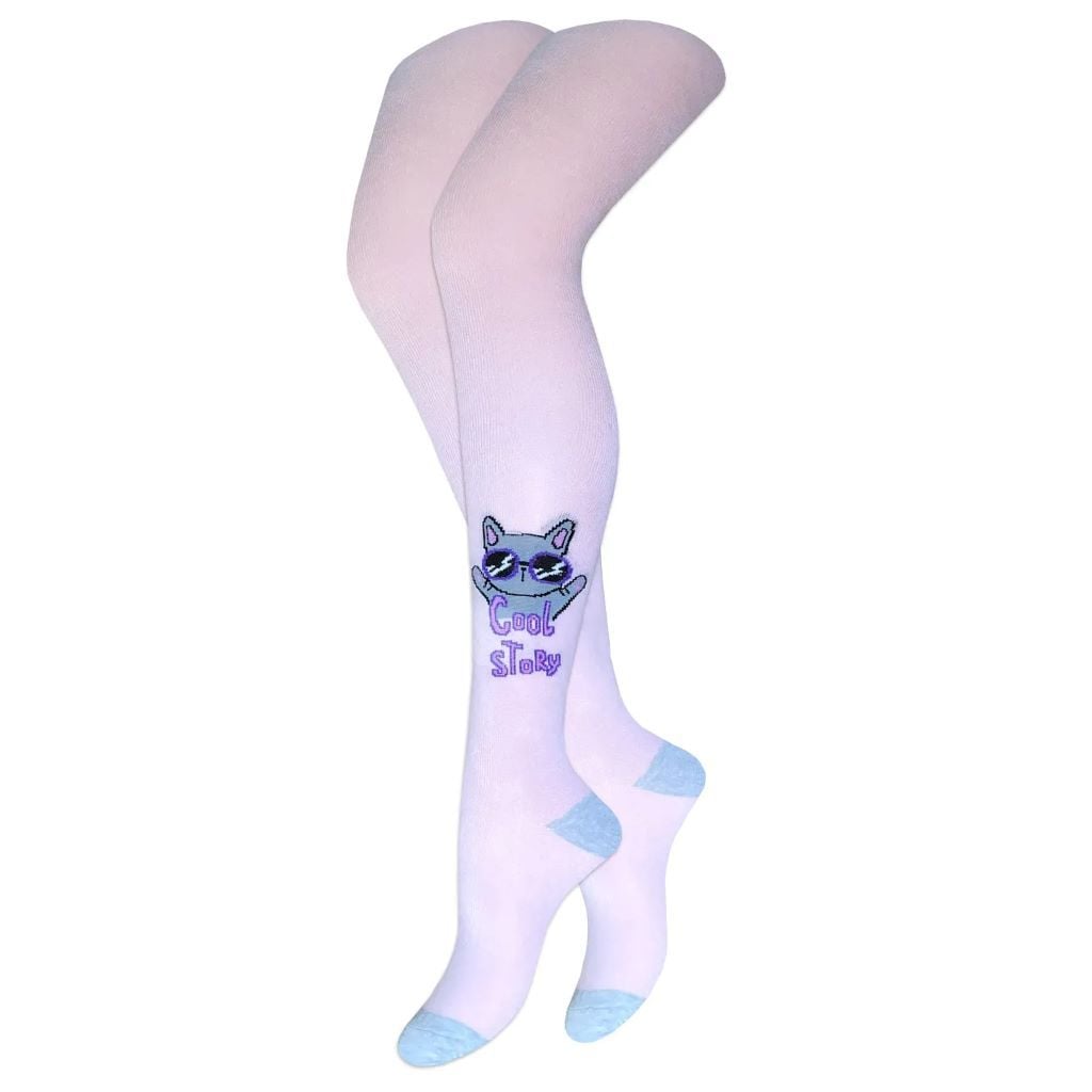 Колготи демісезонні з малюнком рожеві 8250 Легка хода 74-86р