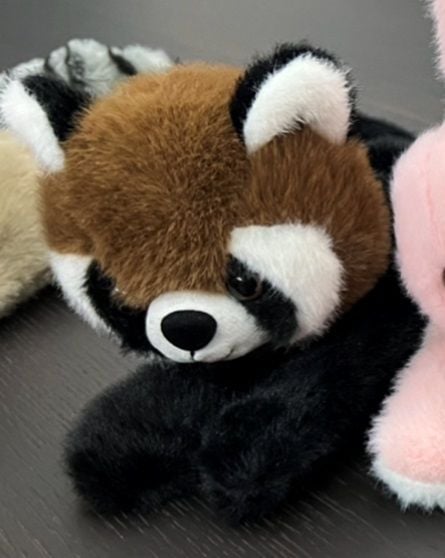М'яка іграшка Панда коричнева браслет на руку 23см хутро C48503 Китай