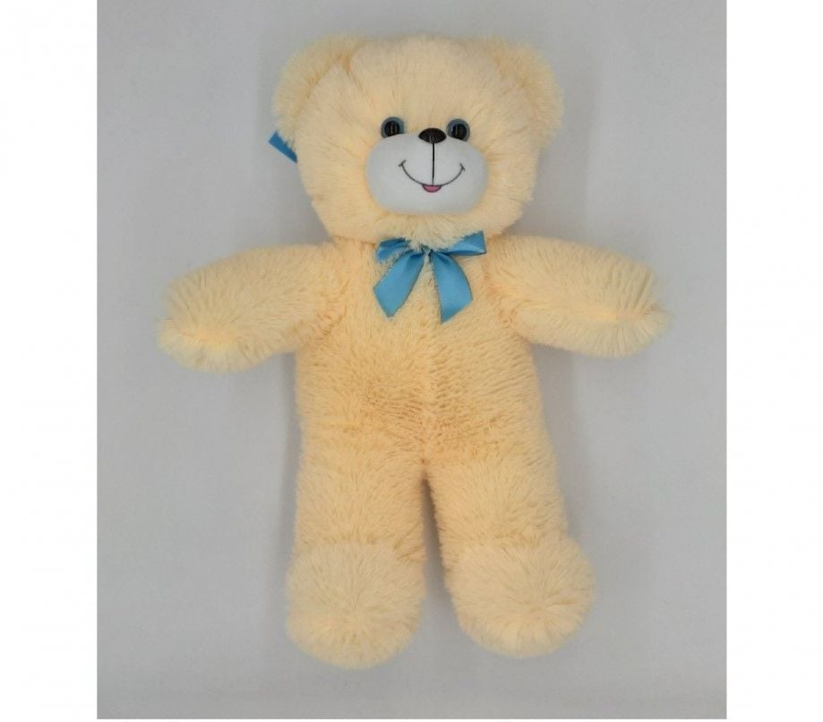 М'яка іграшка Ведмедик Ласунчик 57см персиковий травка Ч161П чайка